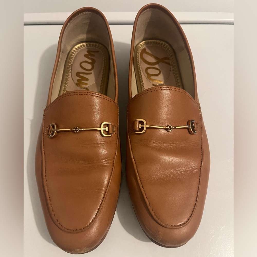 Sam Edelman Tan Leather Loafers